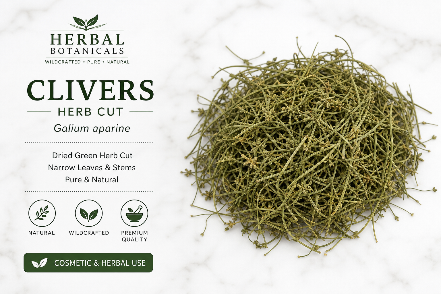 Clivers Herb Cut Galium aparine