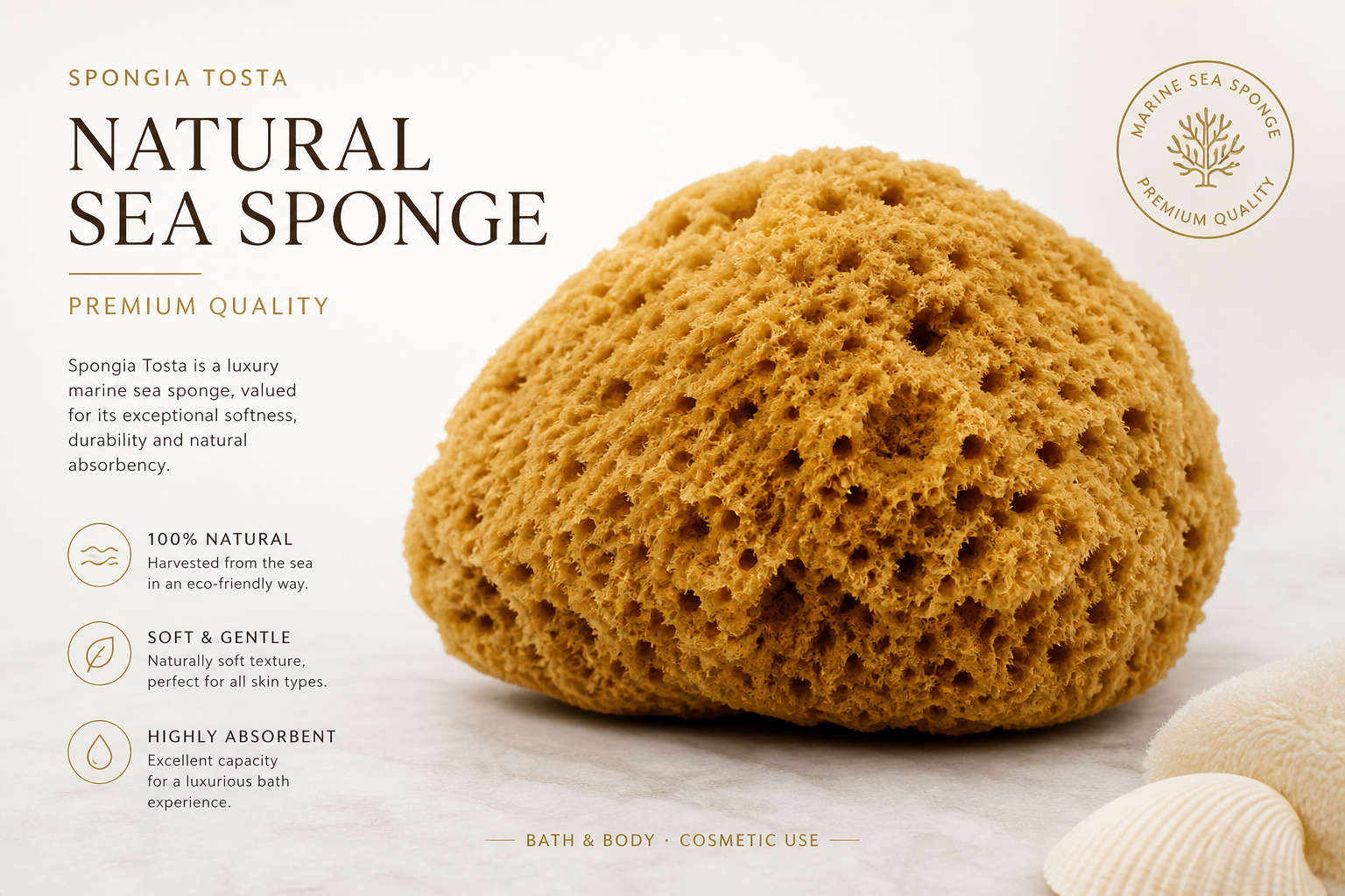 Sponge Whole Spongia Tosta