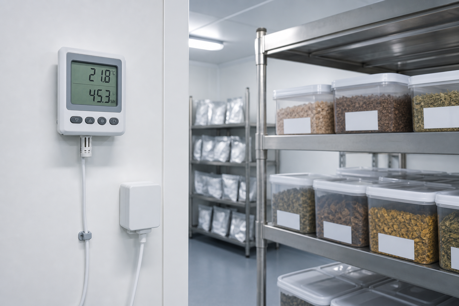 Laboratory humidity and environment monitoring